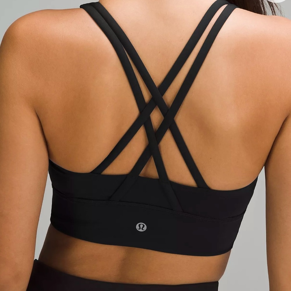 Lululemon Energy Longline Bra Medium Support, B-D Cups. Size 4